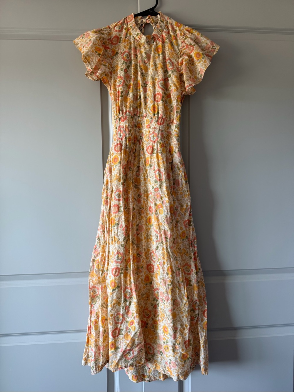 Adorable Floral Backless Dress